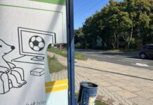 „Nie widać autobusów przez reklamy”. Mieszkańcy Zgierza mają dość oklejonych przystanków