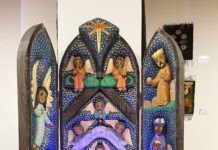 Opowieści tkane i rzeźbione. Wyjątkowa wystawa w Centrum Kultury Powiatu Zgierskiego