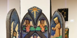 Opowieści tkane i rzeźbione. Wyjątkowa wystawa w Centrum Kultury Powiatu Zgierskiego