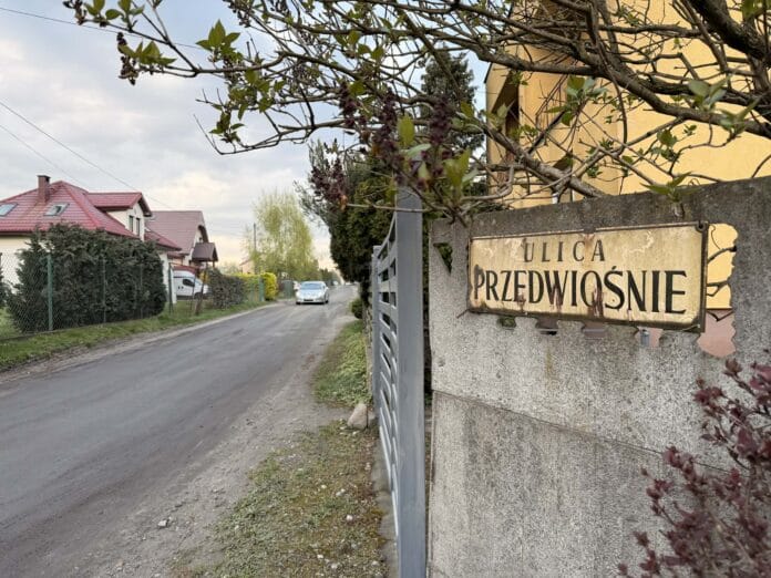 Ulica Przedwiośnie w Zgierzu